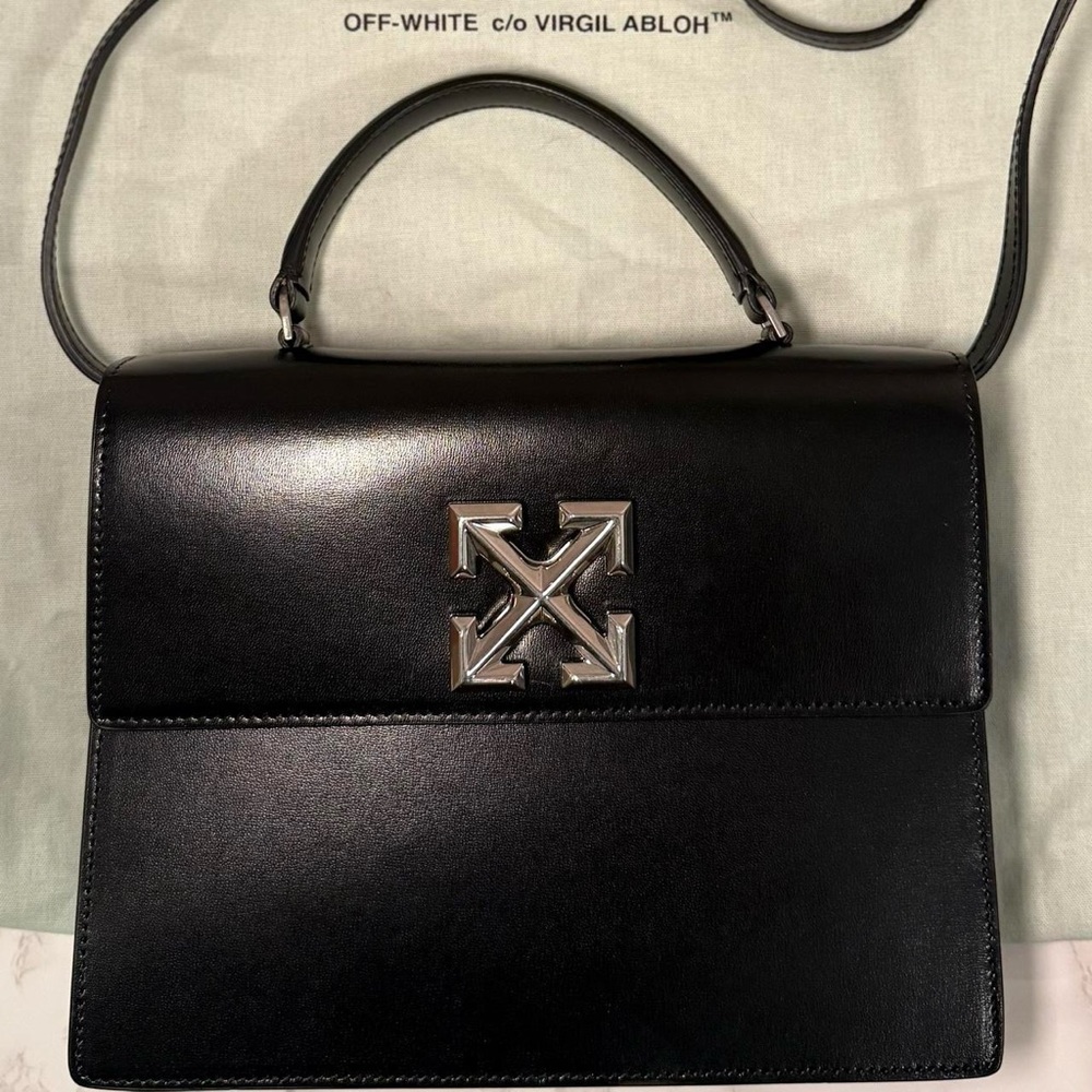 Authentic OFF-WHITE 2.8 Jitney Bag Leather - Brand new with original dust bag